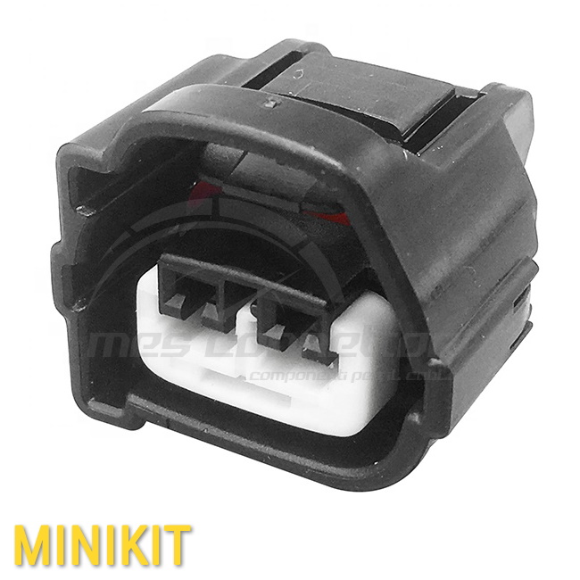 Kit connettore YAZAKI serie 2.3II (090II) - 2 vie p.f. sealed grigio scuro