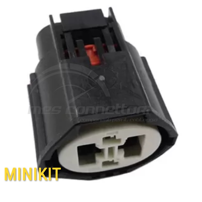 kit connettore YAZAKI SERIE yes/yesc 1.5 (090) + 9.5 (375) - 4 vie misto (2+2) p.f. sealed nero