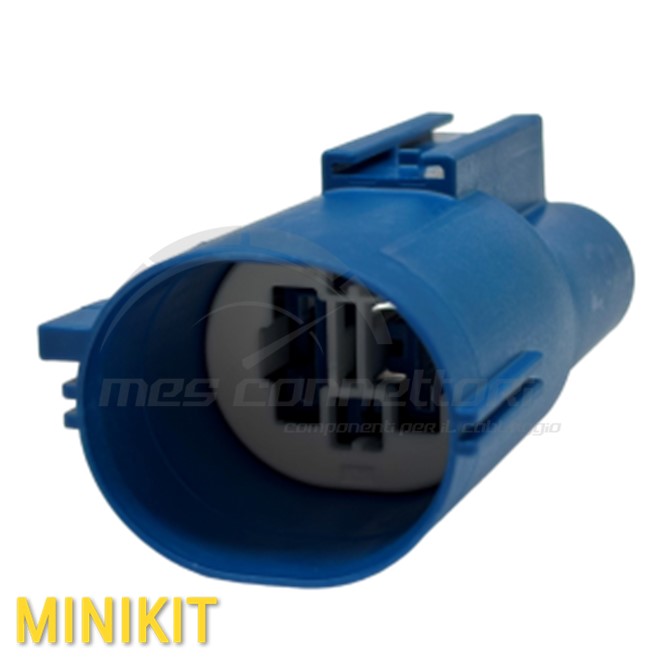 kit connettore Yazaki serie yes/yesc 1.5 (060) + 9.5 (375) - 4 vie misto (2+2) p.m. sealed blu