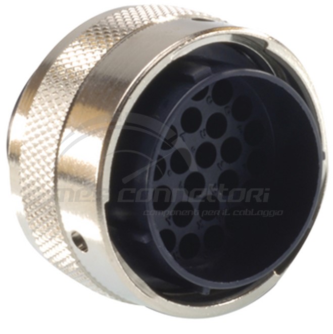 kit connettore itt serie TRIDENT - 23 vie p.m. ringlock size 18 volante