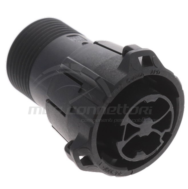 kit connettore ITT serie APD - 2 vie p.f. nero volante