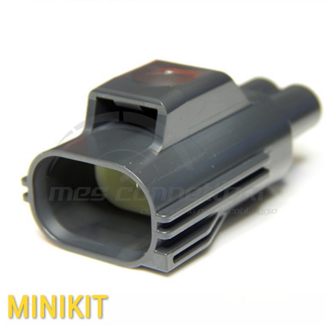 KIT Connettore YAZAKI serie YES/YESC Kaizen 2.8 mm (110) x 0.8 - 2 vie p.m. sealed grigio scuro