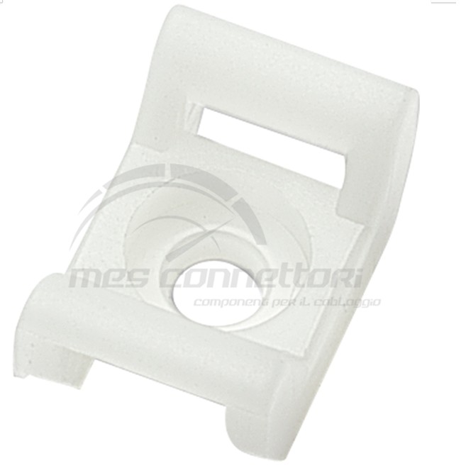 supporto a sella nylon naturale per fascetta lunghezza max 5mm