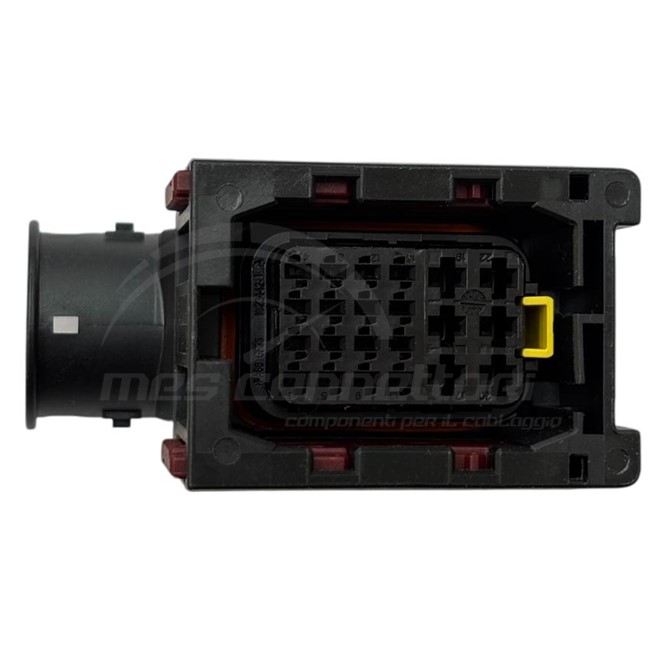 connettore tyco LEAVYSEAL 1.5/2.8 - 22 vie nero p.f. code 'A'