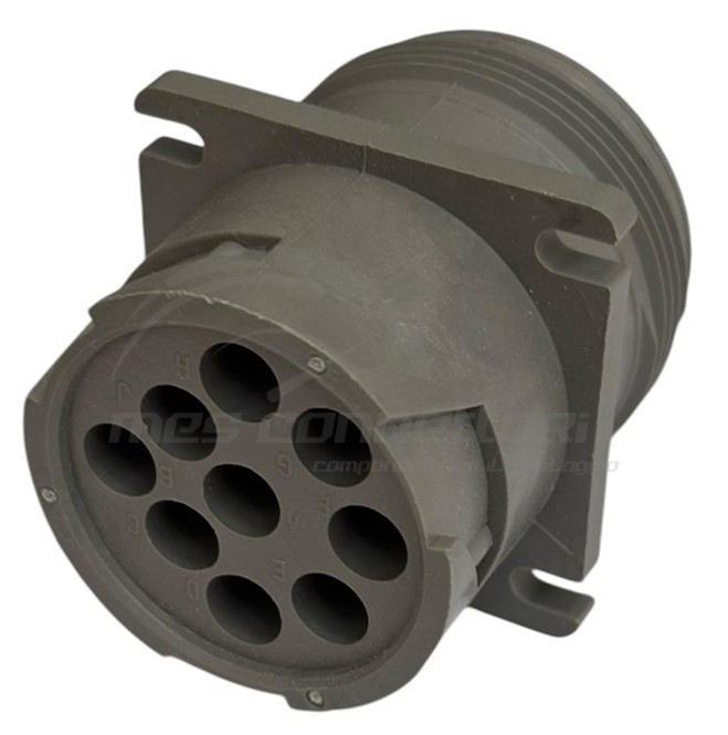 kit connettore deutsch serie HD10 - 9 vie p.m. GRIGIO pannello