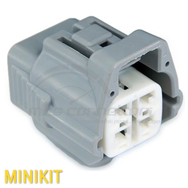 Kit connettore Sumitomo serie TS 2.3mm (090) - 4 vie p.f. sealed grigio