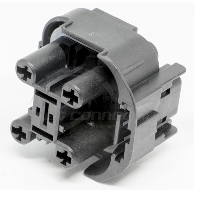 Connettore tyco serie JPT/MCP 6.3/9.5 HSG - 5 vie p.f. NERO KEY 'A'