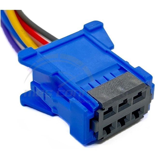 connettore CABLATO Molex serie HSG - 6 vie p.f.