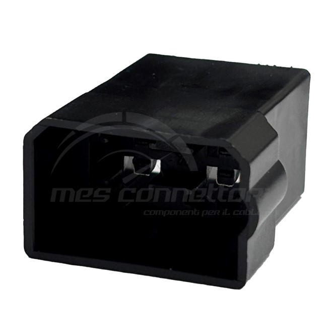 connettore tyco serie porta faston 6.3 - 4 vie p.m. NERO