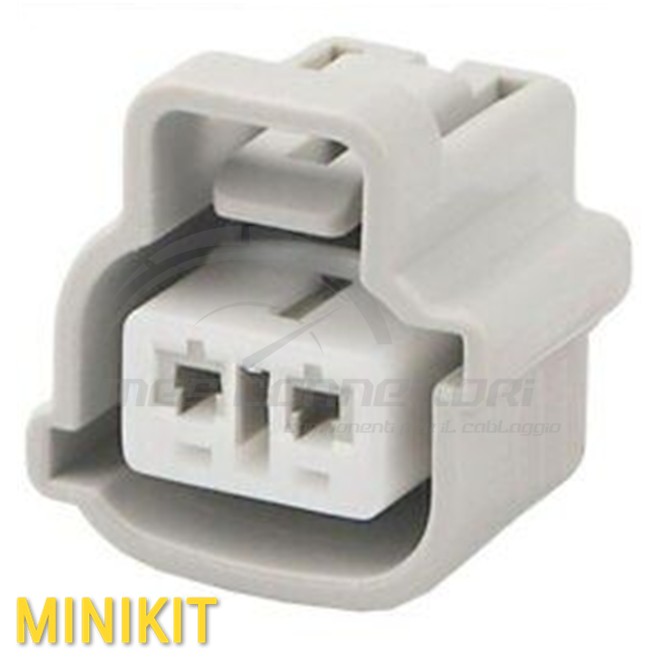 Kit connettore SUMITOMO serie HW 2.3 mm (090) - 2 vie p.f. SEALED grigio chiaro