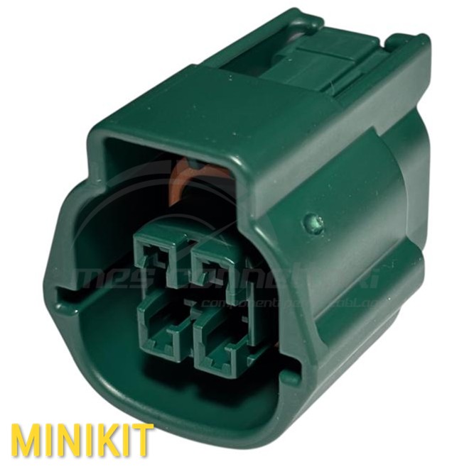 Kit connettore Sumitomo serie RS 2.3mm (090) - 4 vie p.f. sealed verde