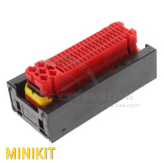 KIT connettore tyco per centralina hsg - 81 vie p.f. rosso KEY B