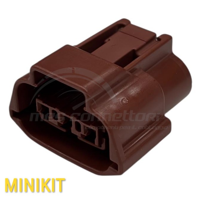 Kit connettore Sumitomo serie RS 2.3mm (090) - 3 vie p.f. marrone