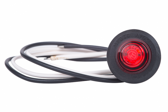 luce LED di posizione posteriore 12/24V colore rosso d.19mm