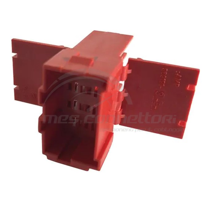 connettore tyco serie tachigrafo - 8 vie p.m. rosso