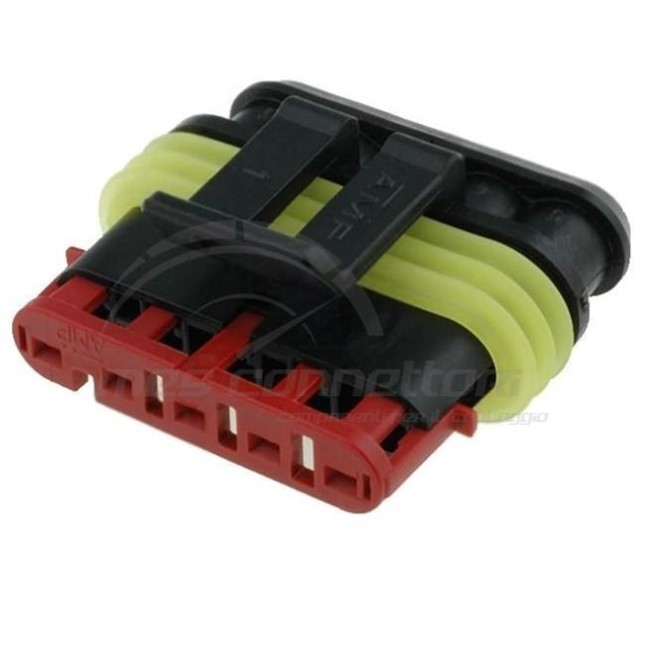 connettore tyco serie super-seal - 5 vie p.f.