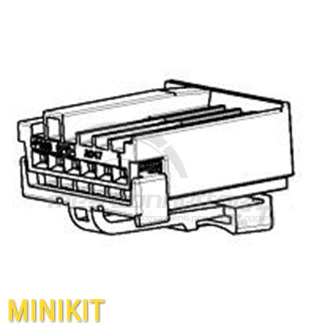 kit connettore multilock pitch 5 p.f. 6 vie (KEY A+B)