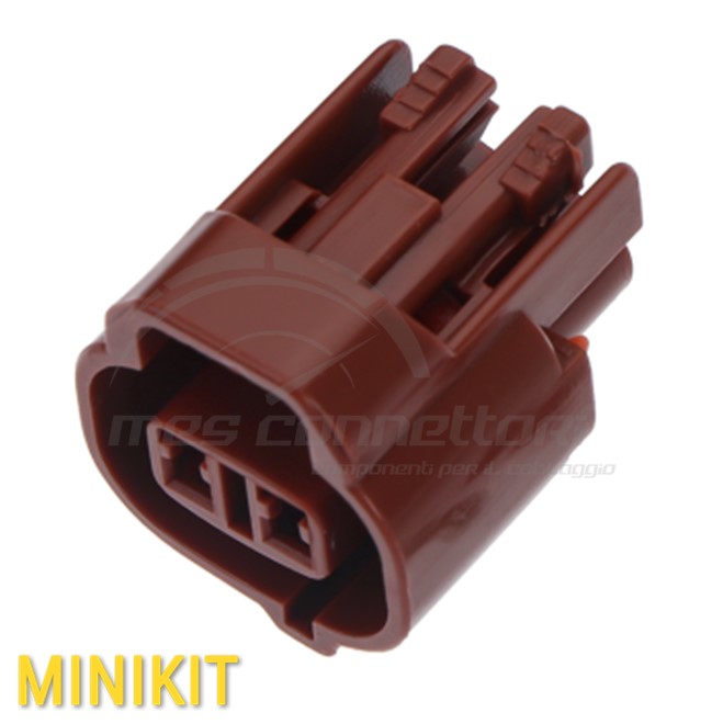 kit connettore sumitomo serie MT 2.3 mm (090) - 2 vie p.f. sealed marrone