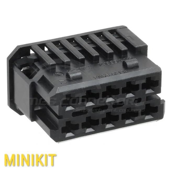 KIT connettore tyco serie MCP 2.8 HSG - 10 VIE (per interruttori alzacristalli IVECO)