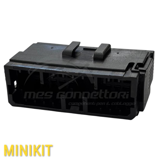kit connettore tyco serie multilock 070 - 20 vie p.m. nero IVECO seconda generazione