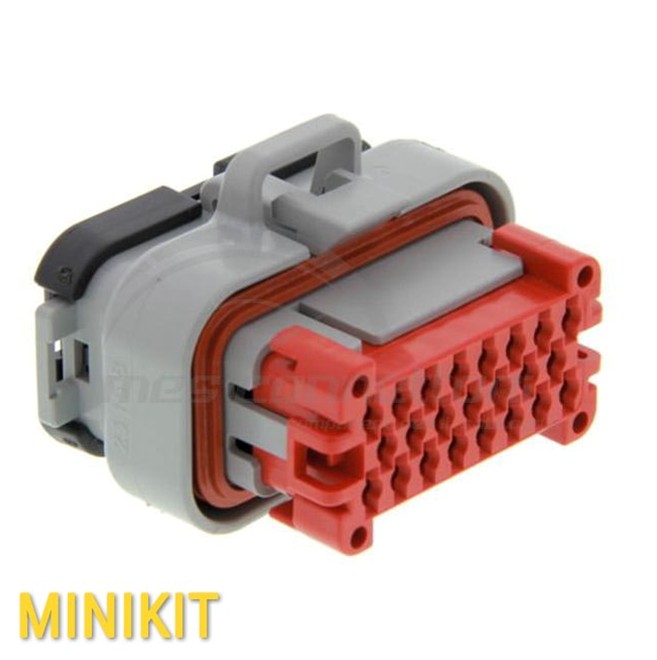 kit connettore tyco serie AMP-SEAL - 23 vie p.f. grigio