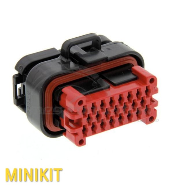 kit connettore tyco serie AMP-SEAL - 23 vie p.f. nero