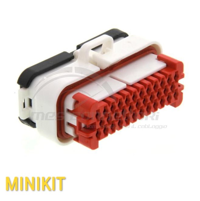 kit connettore tyco serie AMP-SEAL - 35 vie p.f. bianco