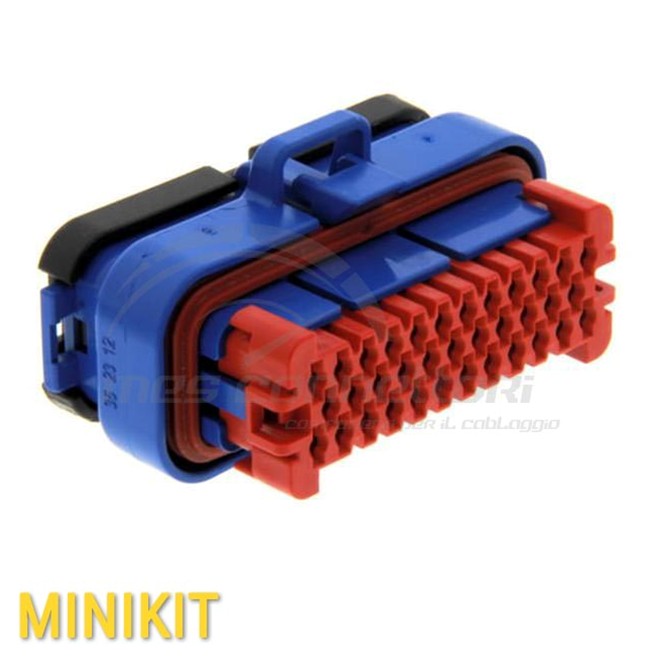 kit connettore tyco serie AMP-SEAL - 35 vie p.f. blu
