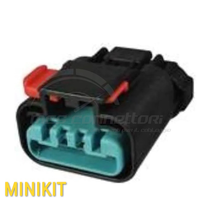 KIT Connettore fci APEX serie 2.8 - 4 vie p.f. grigio chiaro