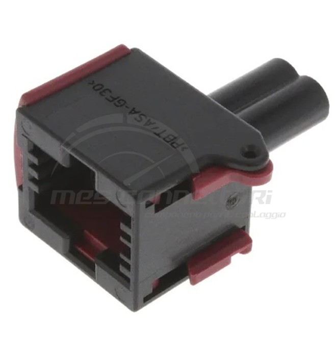 connettore tyco serie tipo saab - 2 vie p.f. nero