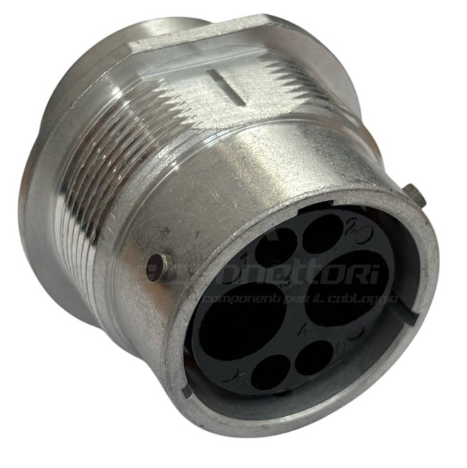 connettore deutsch serie HD30 size 18 - 6 vie p.f. da pannello