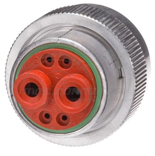 connettore deutsch serie HD30 size 18 - 6 vie p.m. volante