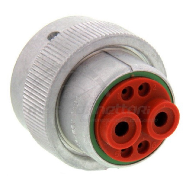 connettore deutsch serie HD30 size 18 - 6 vie p.f. volante