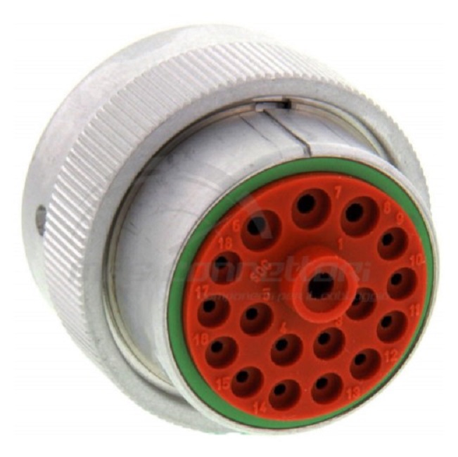 Connettore deutsch serie Hd30 size 24 - 18 vie p.f. volante