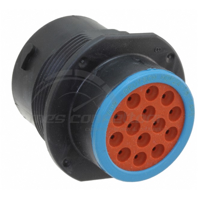 connettore DEUTSCH SERIE HDP - 14 vie p.m. a pannello