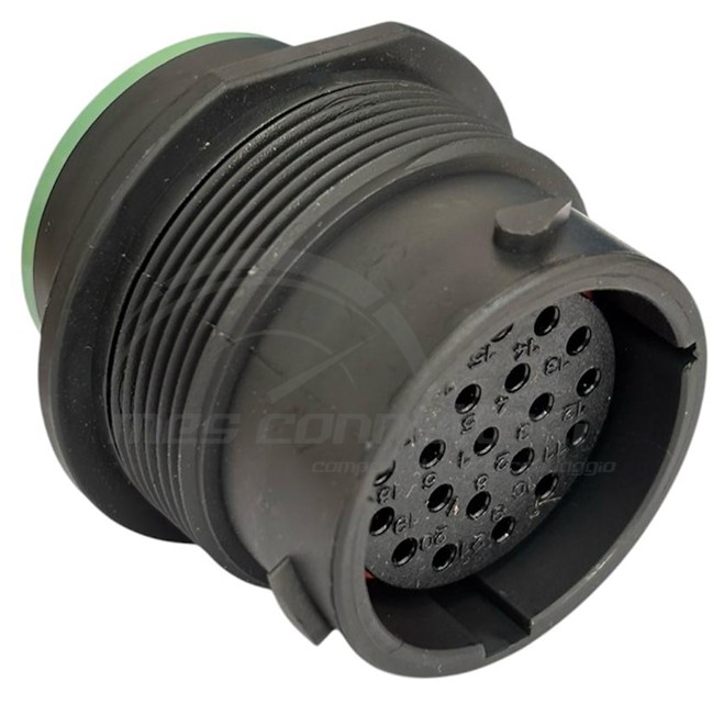 connettore deutsch serie HDP - 21 vie p.f. a pannello