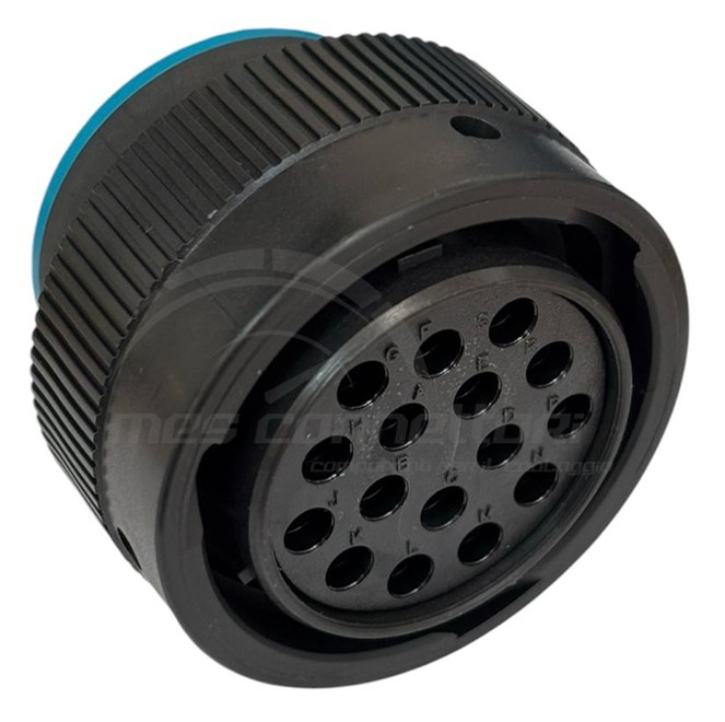 connettore deutsch serie HDP - 16 vie p.f. a pannello