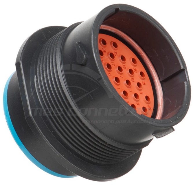 connettore deutsch serie HDP - 31 vie p.m. a pannello