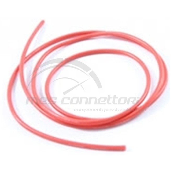 cavo unipolare al silicone sez. 2.50mmq rosso