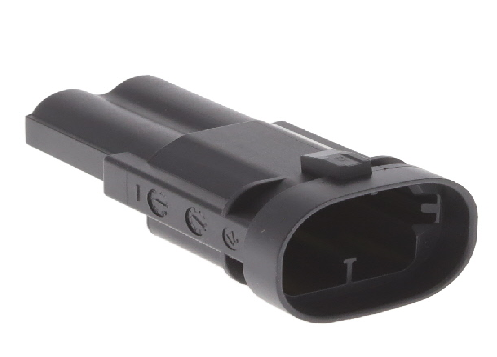 KIT connettore tyco serie NG1 8mm - 2 vie p.m. grigio stagno