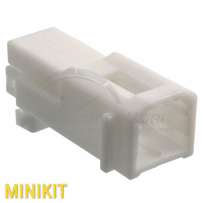 Kit Connettore tyco serie multilock 070 - 2 vie p.m. bianco