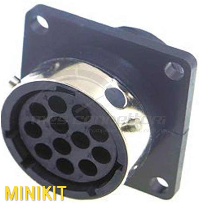 kit connettore itt serie TRIDENT - 12 vie p.f. ringlock size 14 ...