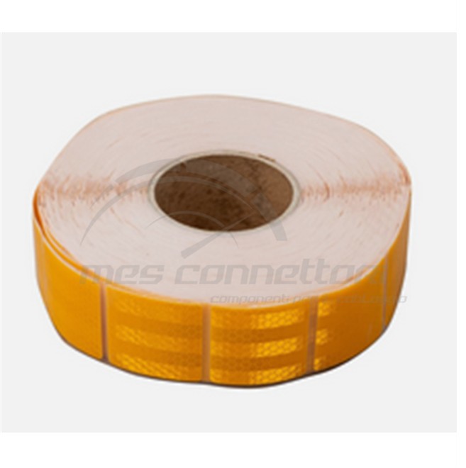 nastro riflettente giallo segmentato 3M (50mm x 50mt) REG.104