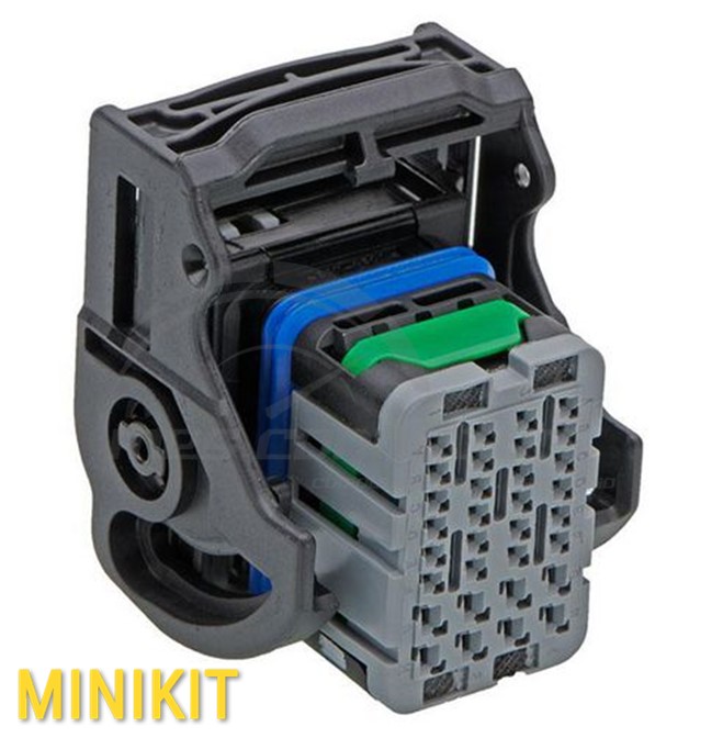 kit connettore CMC 32 vie p.f. code grigio - exit dx