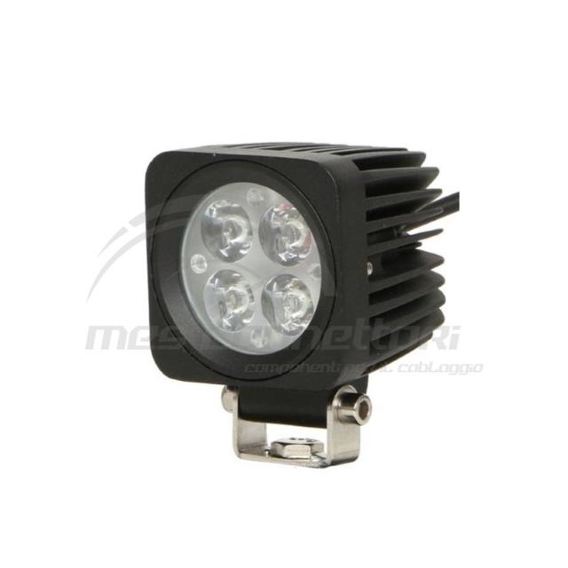 faro lavoro quadrato 10-30V 10watt  4 led-800lm