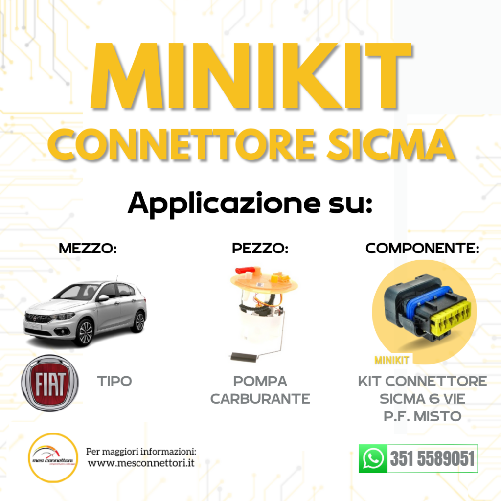 Minikit Connettore fci Sicma serie mista 1.5-2.8
