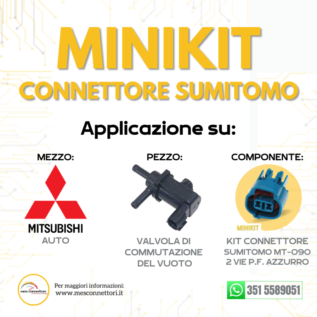 Minikit Connettore sumitomo serie MT 2.3 mm (090)