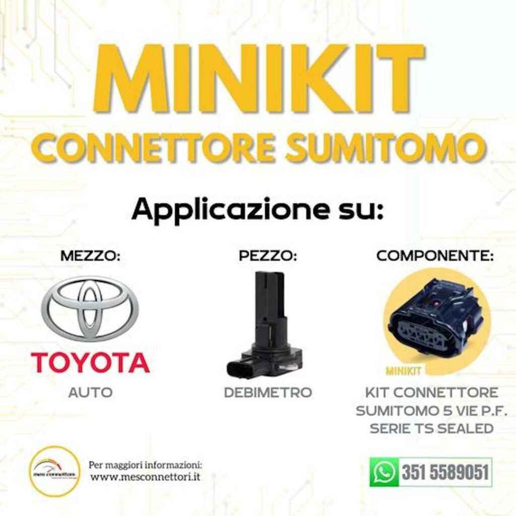 Minikit Connettore SUMITOMO TS-sealed 4 vie p.f.