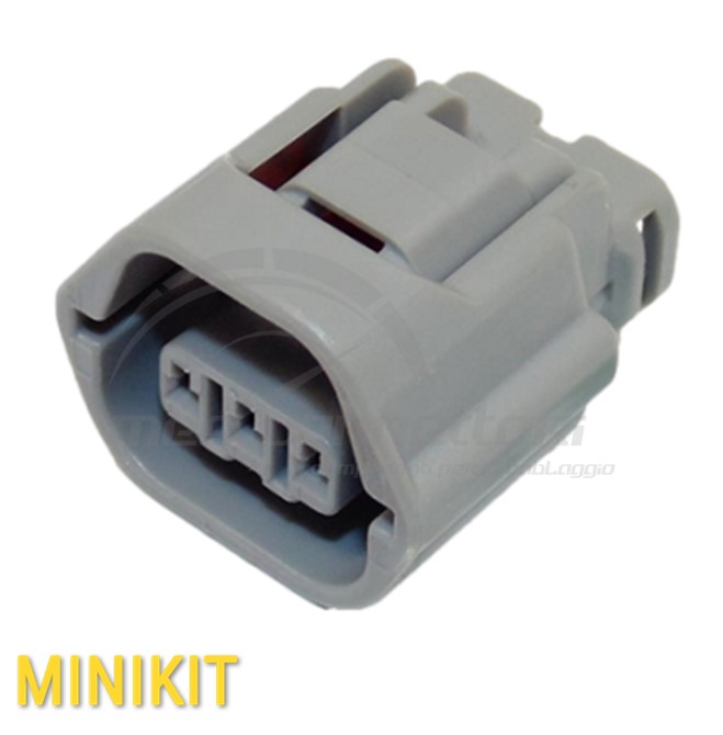 kit connettore YAZAKI serie SSD 1.2 mm (050) - 3 vie p.f. sealed GRIGIO