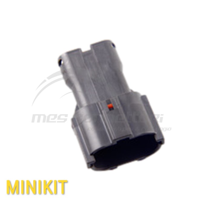 Kit connettore YAZAKI serie SWP 1.8 mm (070) - 3 vie p.m. sealed grigio